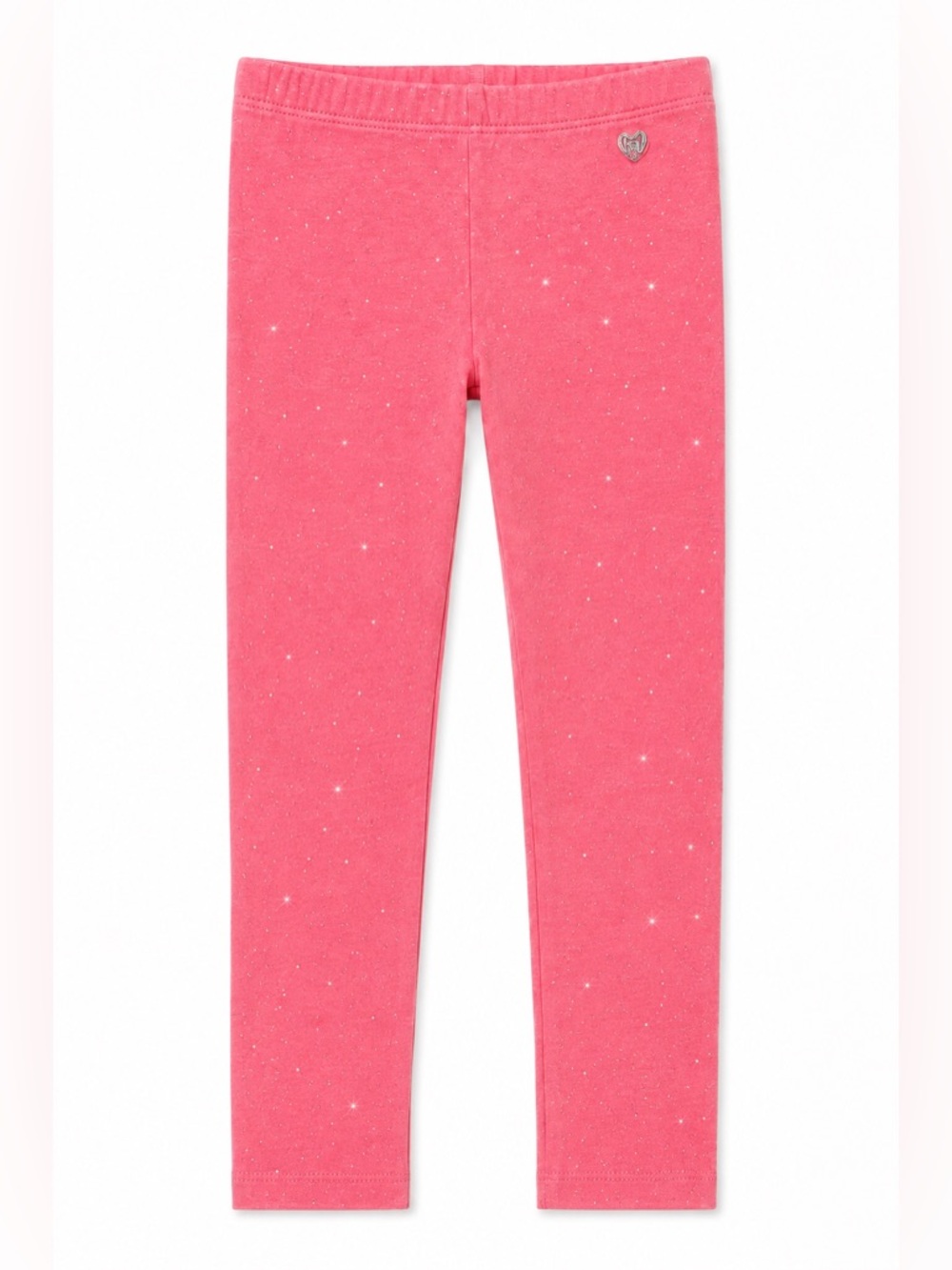 NWOT - Hatley Girls Pink Sparkle Leggings | Size 3 | Cotton Stretch